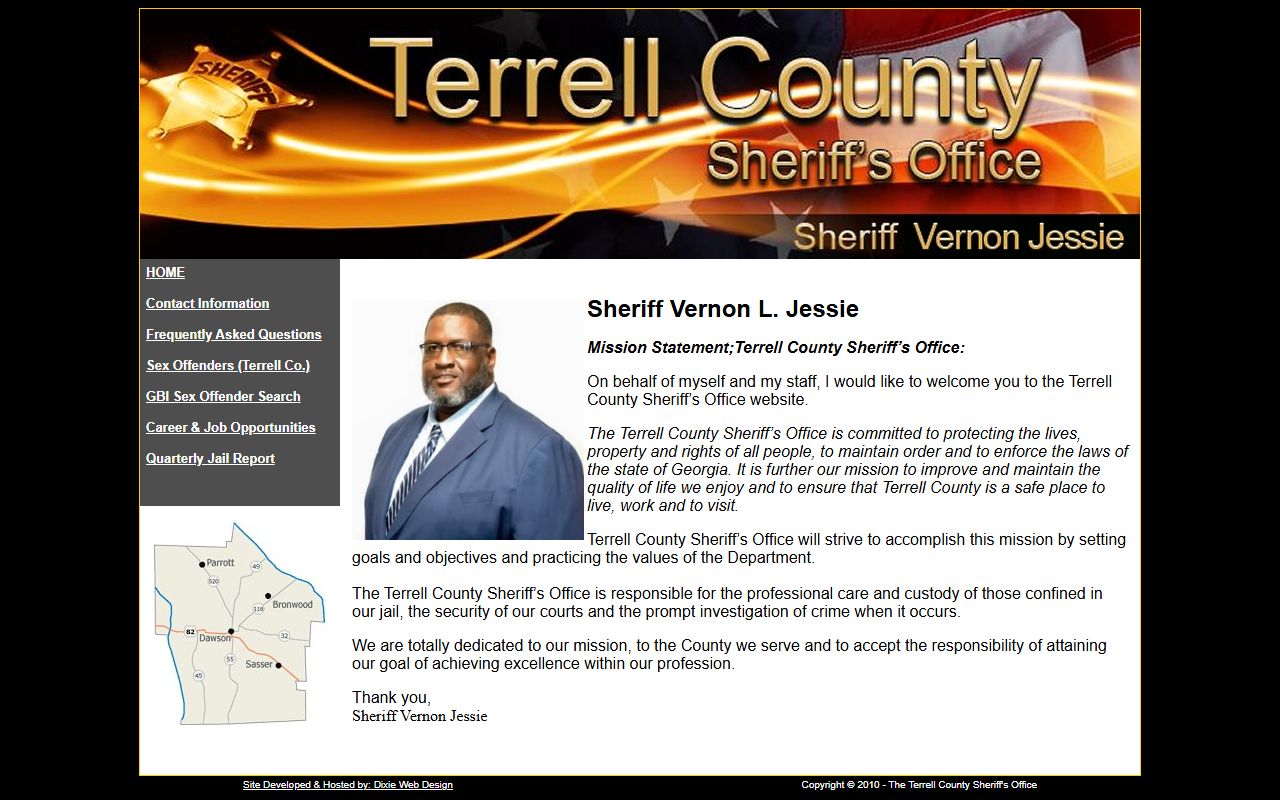 Terrell County warrant records Sheriff's Office source